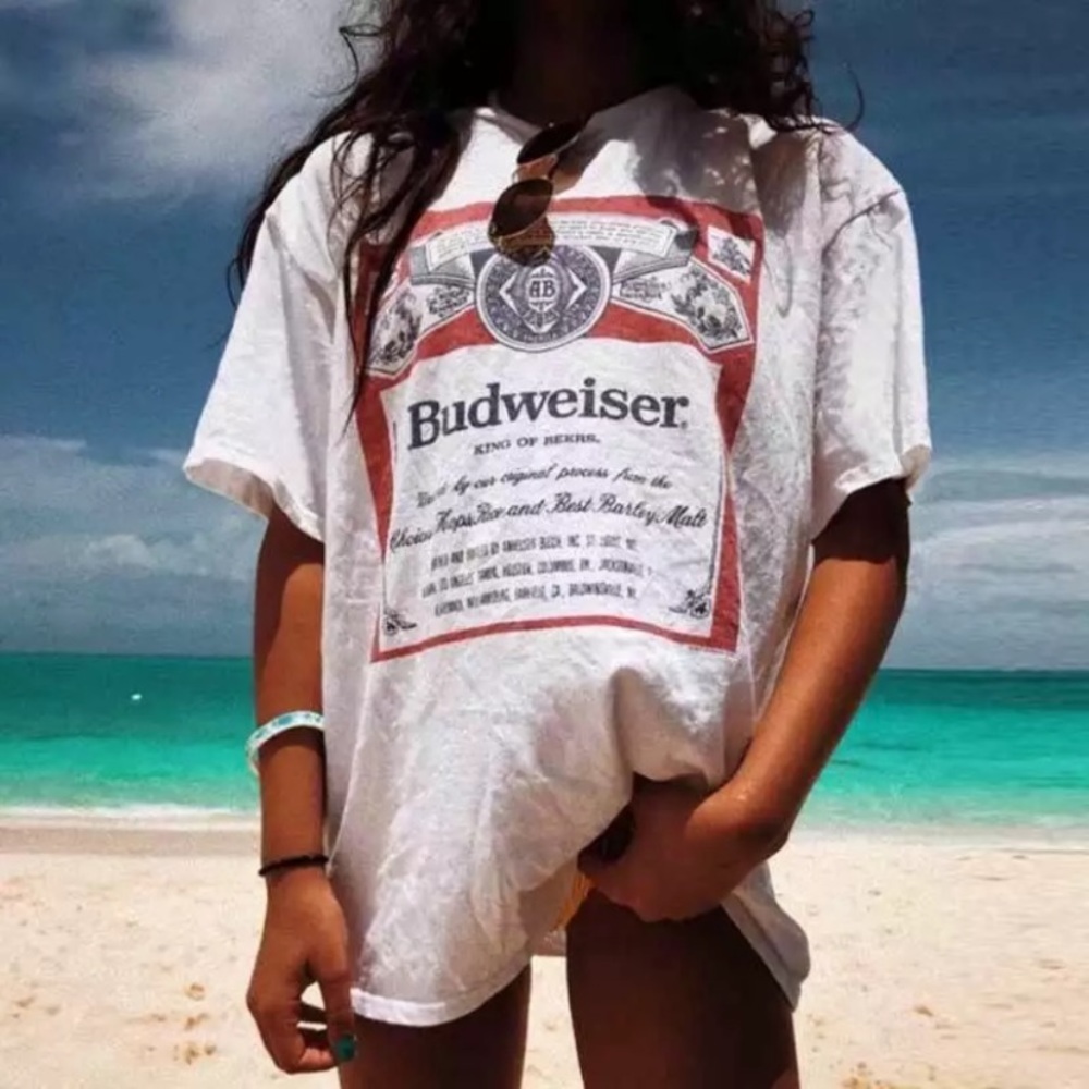 Budweiser Beer Ad 90’s Graphic Tee - Picture 7 of 11